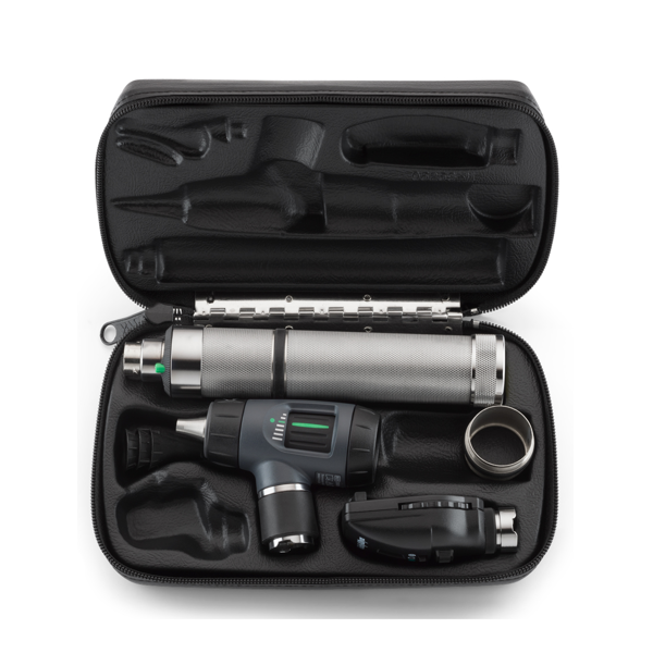 Estuche de diagnóstico recargable halógeno 3.5 V otoscopio MacroView™ Mod. WA97200MC